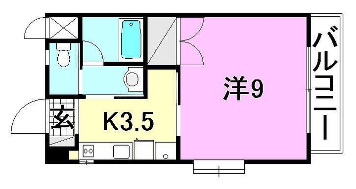 ペルル・ブラン403の間取り
