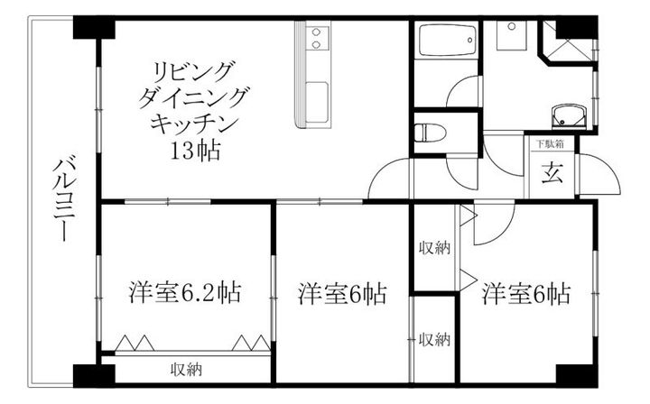 フォーレスト21603の間取り