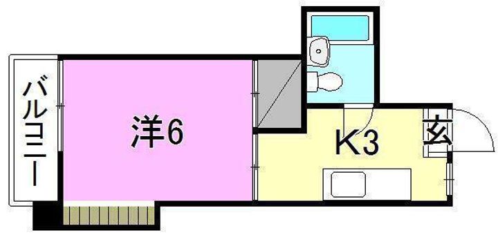 メゾン北斗302の間取り