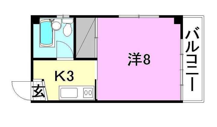 第一曙マンション101の間取り