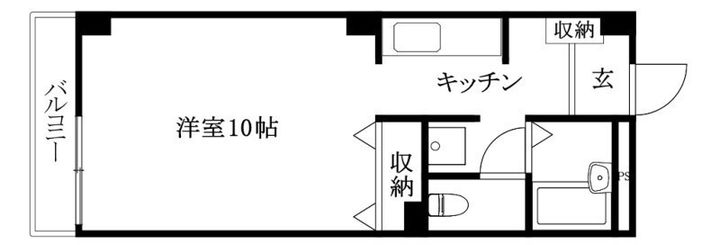 フォブールMISA306の間取り