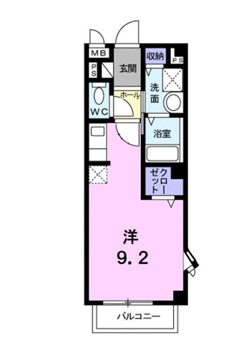 ミニヨンハウス201の間取り
