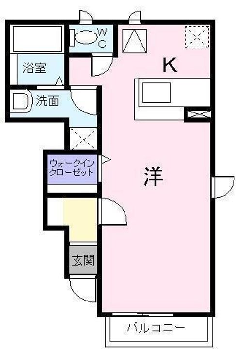 サンリット A・B棟B102の間取り