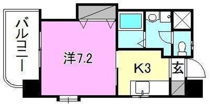 サンセット湊町501の間取り