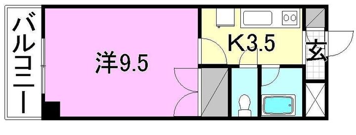 シンセイビル303の間取り