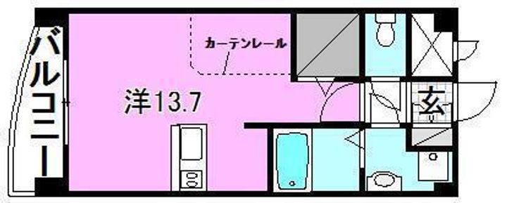 グランド・ステージ樽味203の間取り