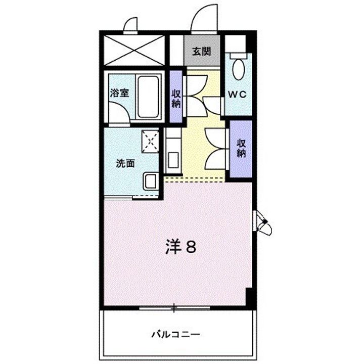 明山401の間取り
