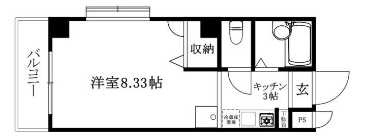 メゾンド立花303の間取り