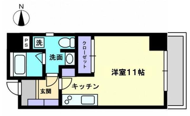 ヴィゴーレ本町801の間取り