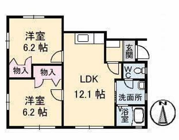 アネックス・I D棟D101の間取り