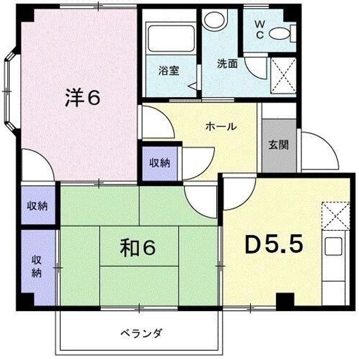 コーポフォレスト202の間取り