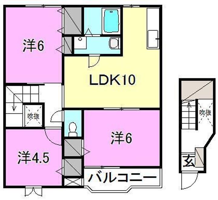 ヴィラ軽井沢B202の間取り