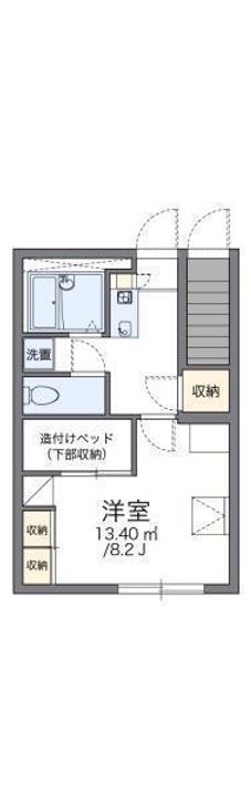 レオパレスグランド カメリア3106の間取り