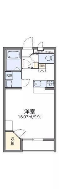 レオパレスグランドカメリア7110の間取り