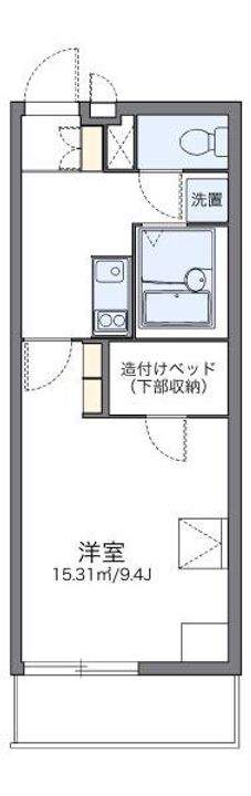 レオパレスマドンナ 2204の間取り