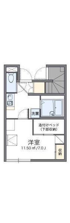 レオパレスフレンド2106の間取り