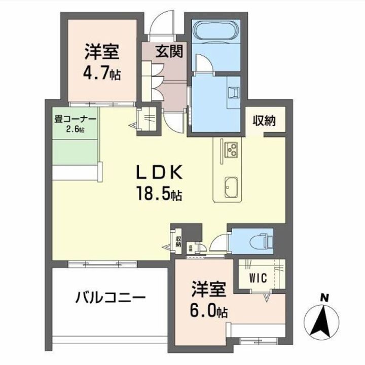 ルポ マノワール301の間取り