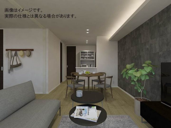 シャーメゾン椿201の居間