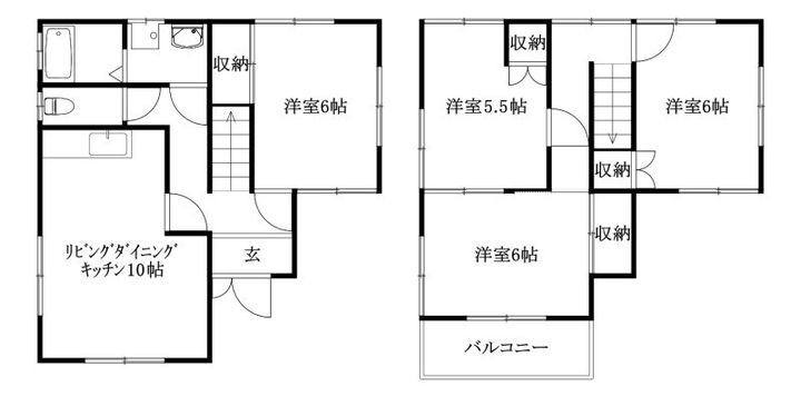 愛媛県松山市余戸西5丁目2−27(一戸建)の賃貸物件0002の間取り