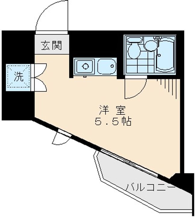 7573−クオリア上鷺宮201の間取り