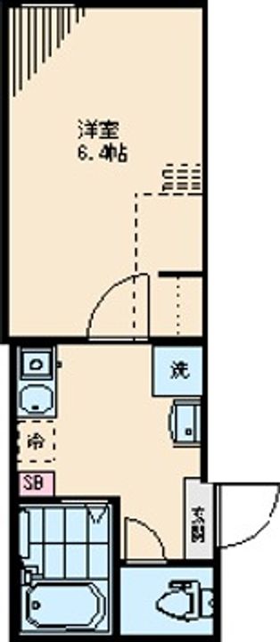 8036−プルメリア練馬201の間取り