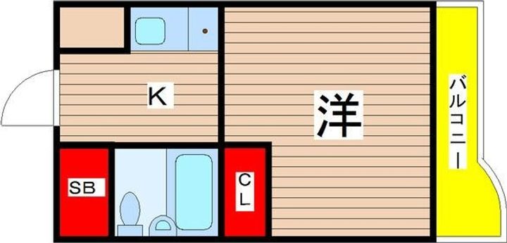 愛知県名古屋市瑞穂区汐路町3丁目(マンション)の賃貸物件の間取り