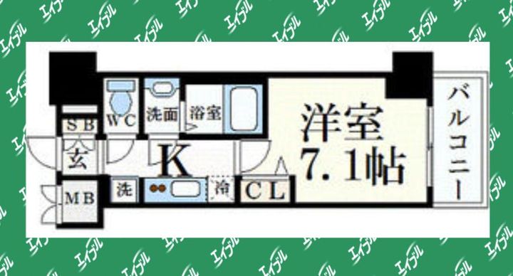 プレサンス久屋大通公園セラフィの間取り