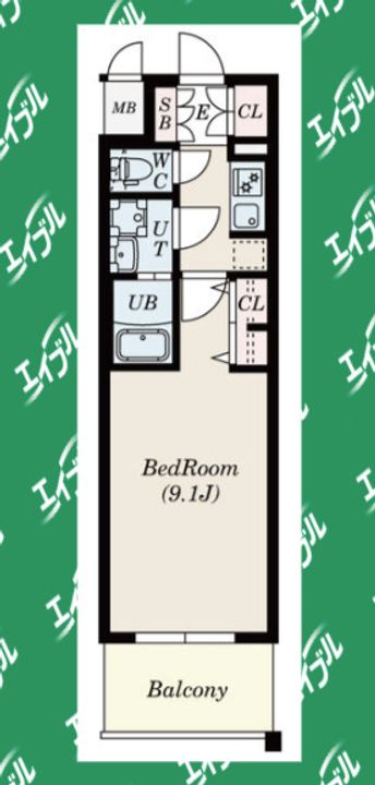 S-RESIDENCE鶴舞IIの間取り