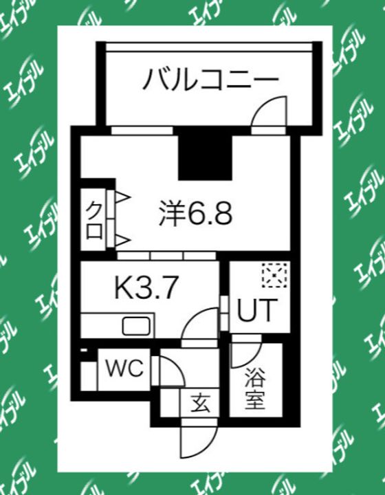 さくらHills NISHIKI Platinum Residenceの間取り