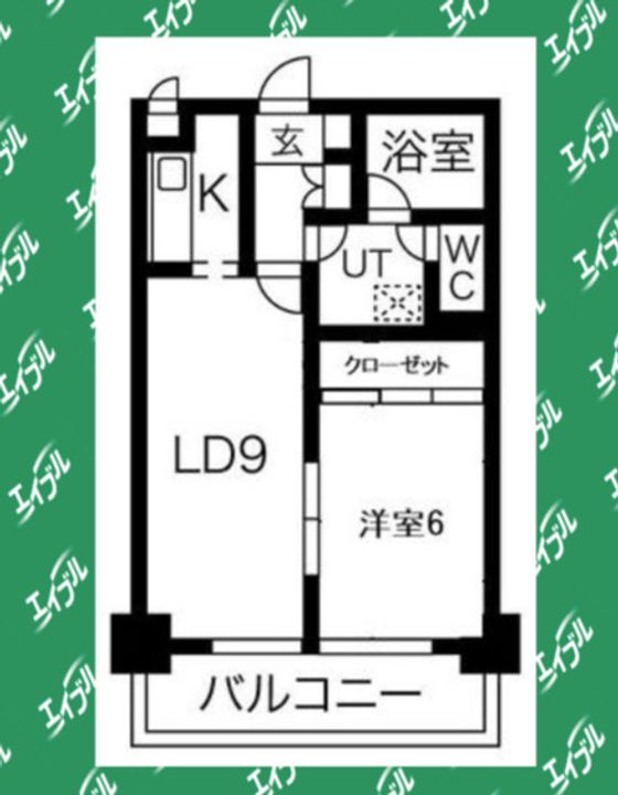 錦ハーモニービルの間取り