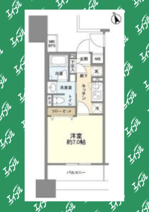 フレールコート東別院の間取り