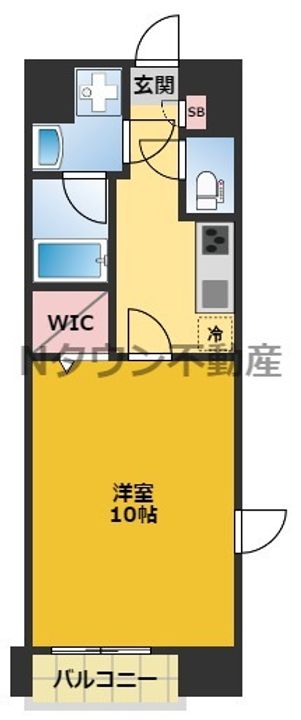 ベルデアスル301の間取り