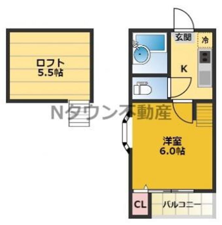 ミューザ松原町の間取り