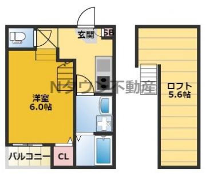 ブランドハウス城西1の間取り