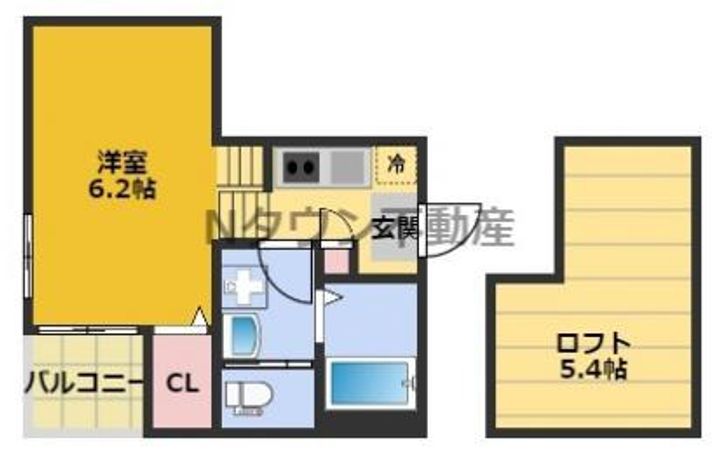 クレール城西の間取り