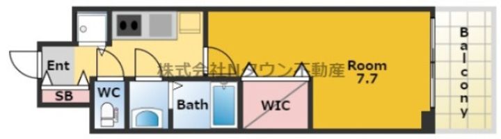 プレサンスジェネ葵の間取り