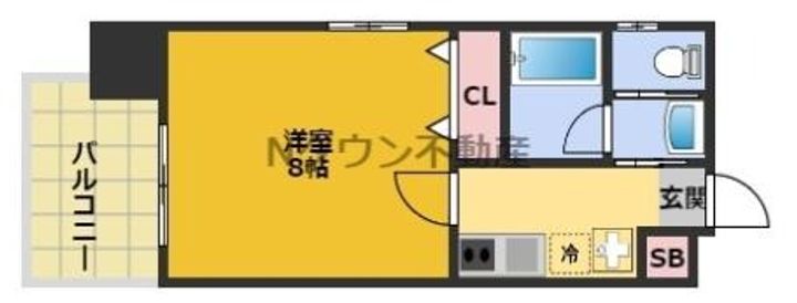 プライマル名古屋吹上の間取り