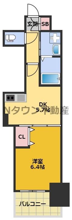 エステムプラザ名古屋駅前プライムタワーの間取り