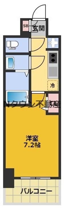 アドバンス名古屋モクシー1103の間取り