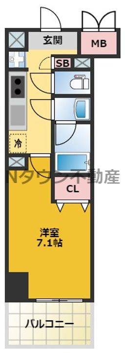 ドゥナーレ辻町の間取り