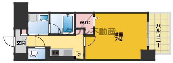 グランツェ名駅太閤通の間取り