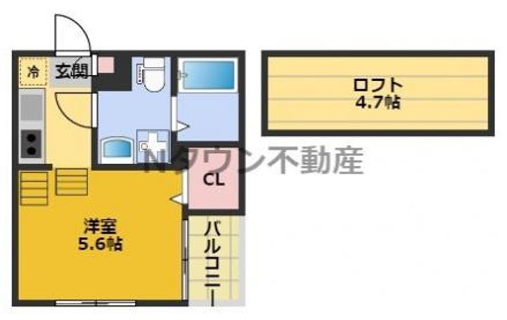 ハーモニーテラス志賀町Ⅵの間取り