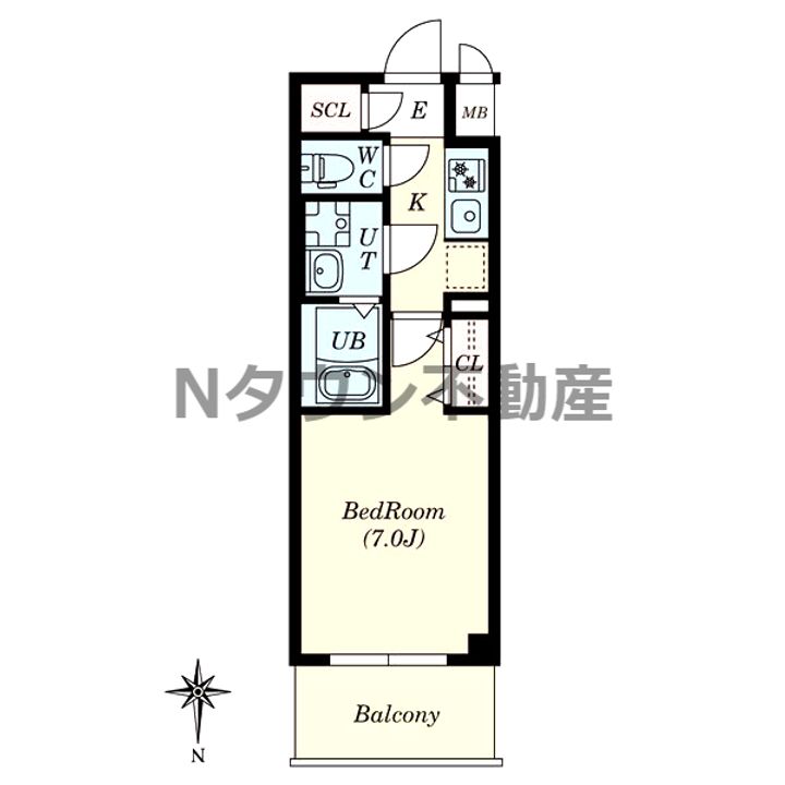 S-RESIDENCE名駅NorthⅡの間取り