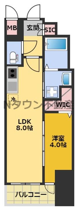 エステムコート名古屋葵の間取り