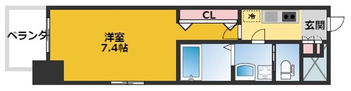 S-RESIDENCE名駅南の間取り