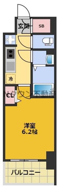 メイクス名駅南Ⅱの間取り