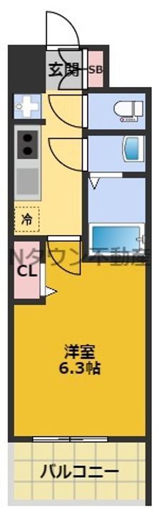 プレサンス新栄アーバンフロー904の間取り