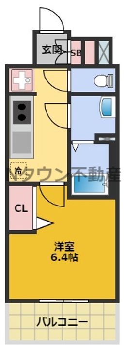 ディアレイシャス名古屋太閤通の間取り