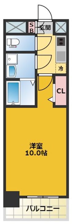 プレサンス上前津プレスの間取り