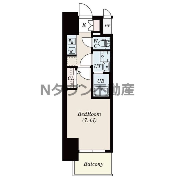 S-RESIDENCE豊国通の間取り